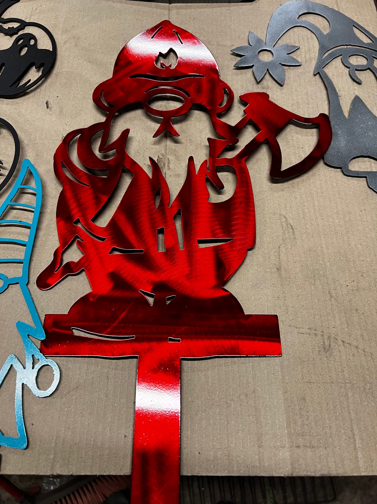 Gnome Fire Department Stake