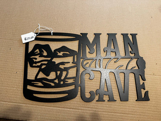 Bourbon and Cigar ManCave Sign