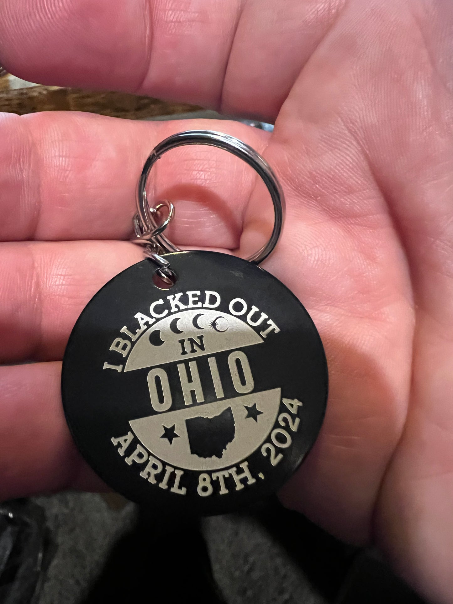 Eclipse Blacked Out Keychain